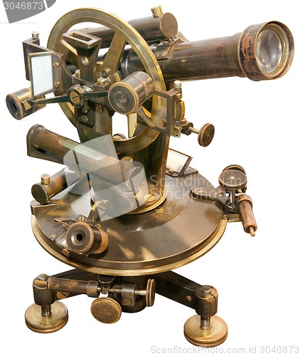 Image of Old  Theodolite Cutout