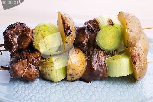 Image of Grilled kebab (shashlik)