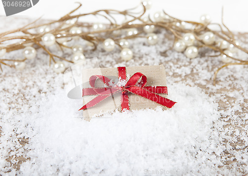 Image of Gift on snow