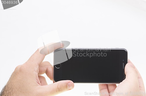 Image of iPhone 6 in hand