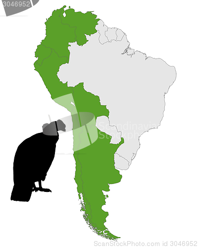 Image of Andean Condor distribution