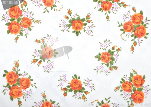 Image of Cloth with flowers