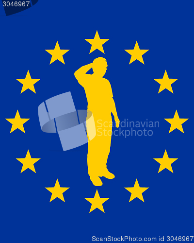 Image of European salute