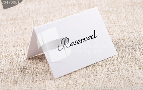Image of Place card