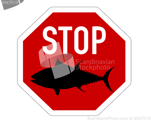 Image of Stop sign tuna 