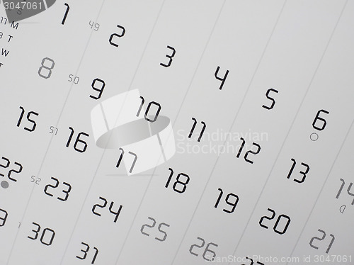 Image of Calendar page