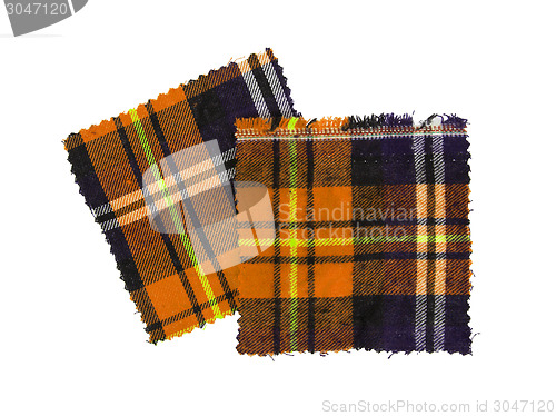 Image of Scottish checked fabric