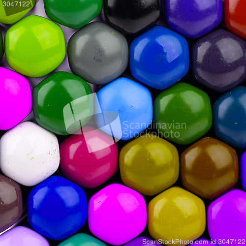 Image of Many different color pencils