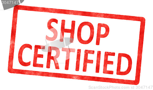 Image of stamp shop certified