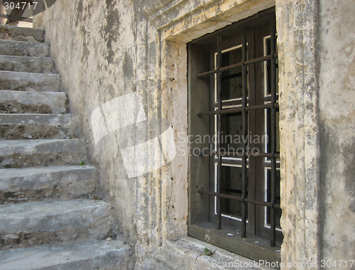 Image of Stair and window, Cretean monastry