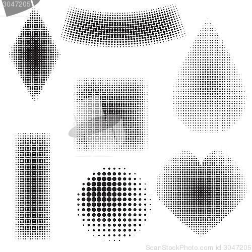 Image of halftone objects