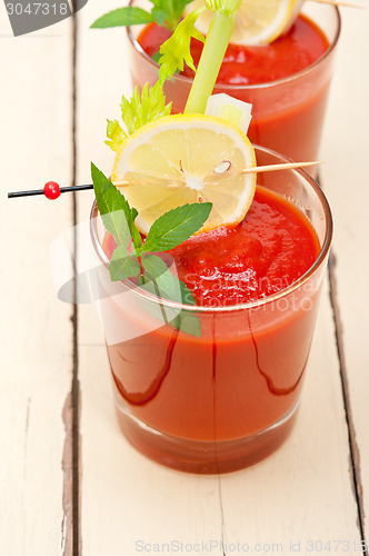 Image of fresh tomato juice