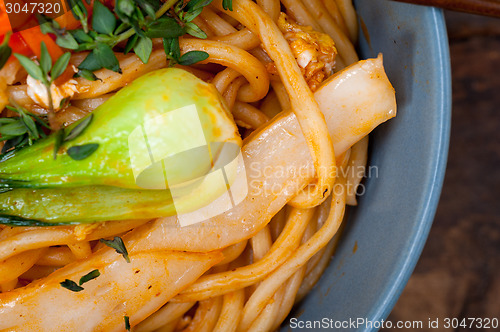 Image of hand pulled ramen noodles