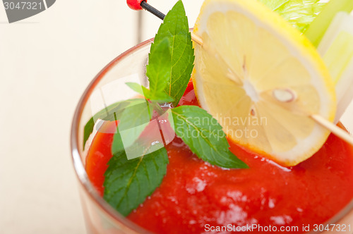 Image of fresh tomato juice