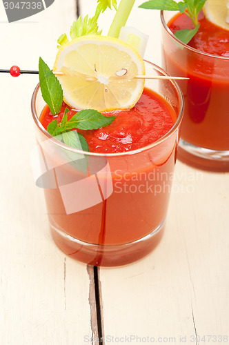 Image of fresh tomato juice