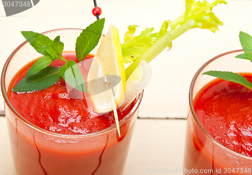 Image of fresh tomato juice