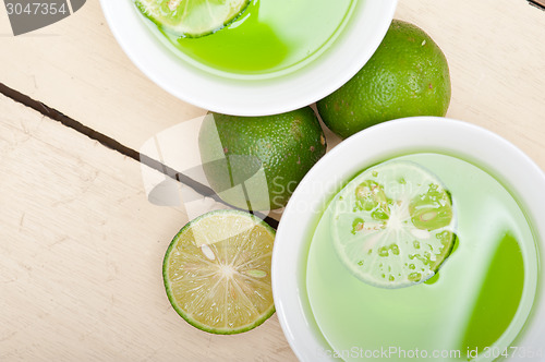 Image of green lime lemonade 