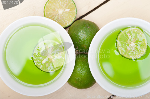 Image of green lime lemonade 