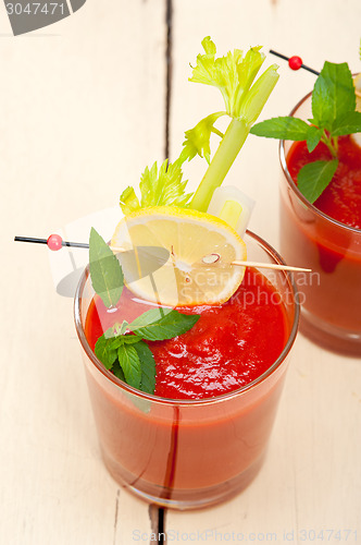 Image of fresh tomato juice