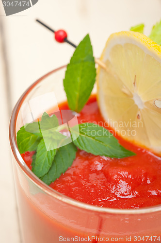 Image of fresh tomato juice