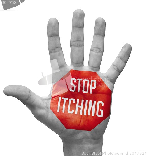 Image of Stop Itching on Open Hand.