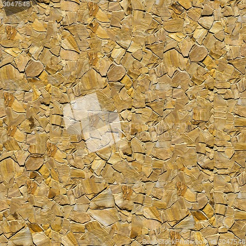 Image of Decorative Sandstone Wall.  Seamless Texture.