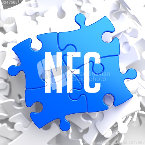 Image of NFC on Blue Puzzle.