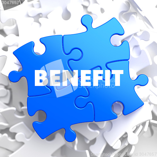 Image of Benefit on Blue Puzzle.