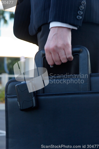 Image of woman carrying briefcase