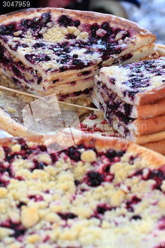 Image of typical czech pie named frgal 