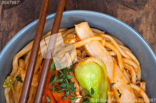 Image of hand pulled ramen noodles