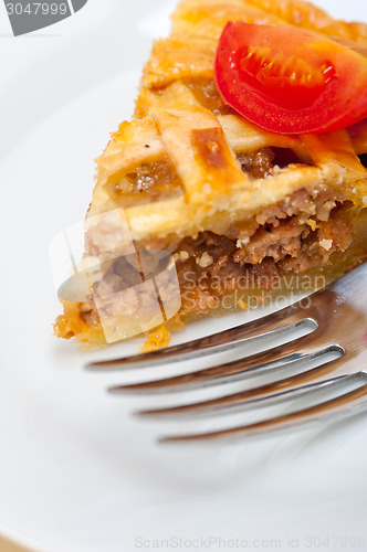 Image of home made beef pie