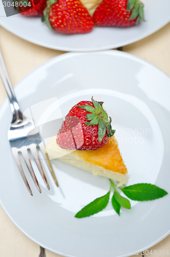 Image of heart cheesecake