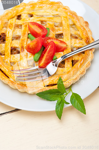 Image of home made beef pie