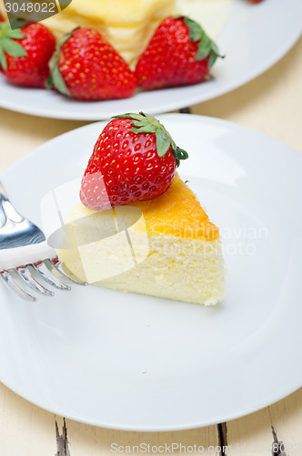 Image of heart cheesecake