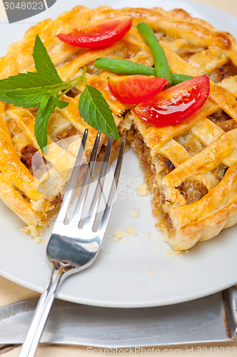 Image of home made beef pie