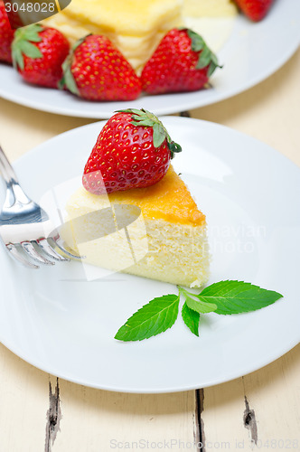 Image of heart cheesecake
