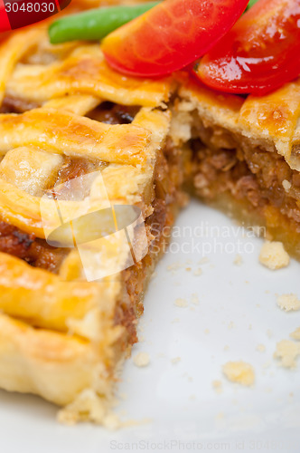 Image of home made beef pie