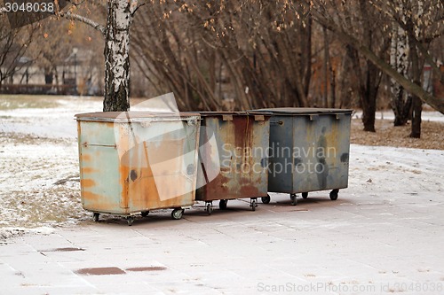 Image of dustbins