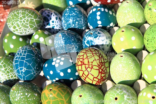 Image of easter eggs background