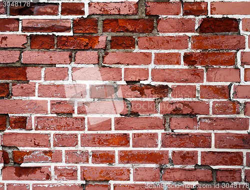 Image of texture of red brick