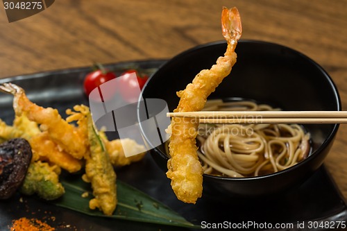 Image of Tempura Shrimps with Vegetables