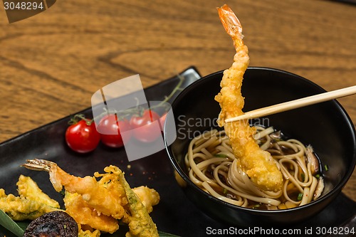 Image of Tempura Shrimps with Vegetables