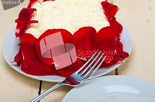 Image of whipped cream mango cake