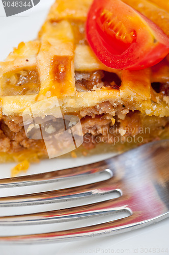 Image of home made beef pie