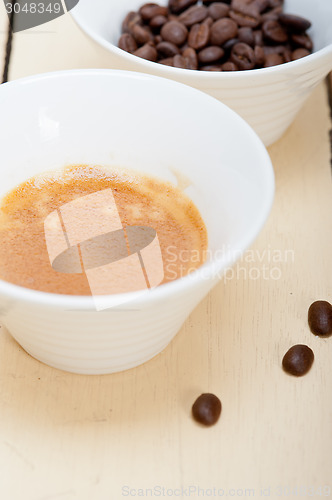 Image of espresso cofee and beans