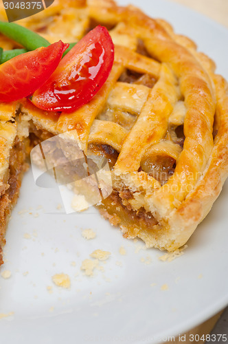 Image of home made beef pie