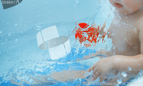 Image of Toddler in the bath