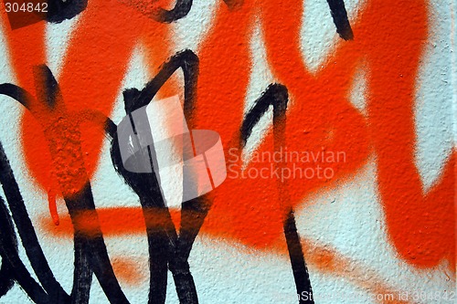 Image of Abstract airbrush graffiti