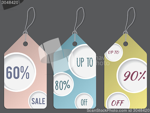 Image of Dotted discount labelset